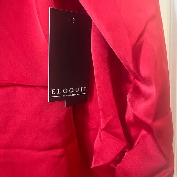 Eloquii draped satin dress- Size 18 - Picture 5 of 7